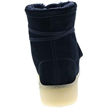 Copa Wallabee De Ante Negro Hola Clarks De Ante Negro