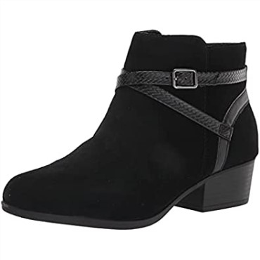 Botín De Mujer Adreena Hi De Ante Negro Clarks