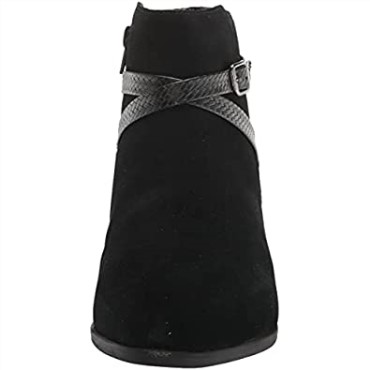 Botín De Mujer Adreena Hi De Ante Negro Clarks