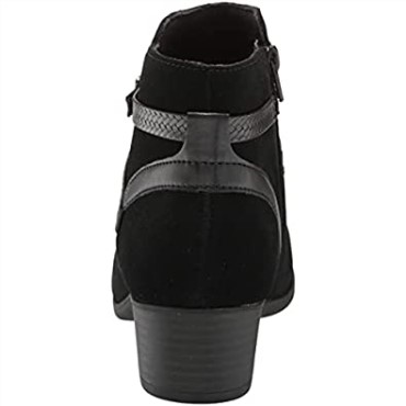Botín De Mujer Adreena Hi De Ante Negro Clarks