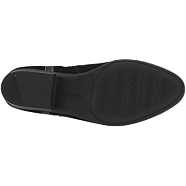 Botín De Mujer Adreena Hi De Ante Negro Clarks