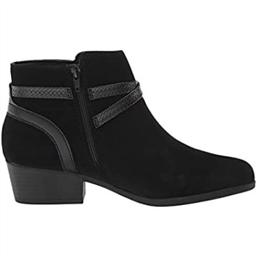 Botín De Mujer Adreena Hi De Ante Negro Clarks