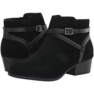 Botín De Mujer Adreena Hi De Ante Negro Clarks