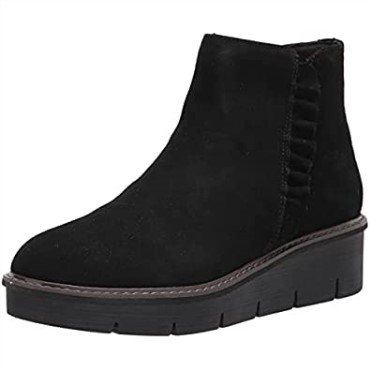 Botín Mujer Clarks Airbell Vibe Ante Negro