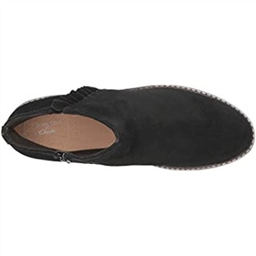 Botín Mujer Clarks Airbell Vibe Ante Negro