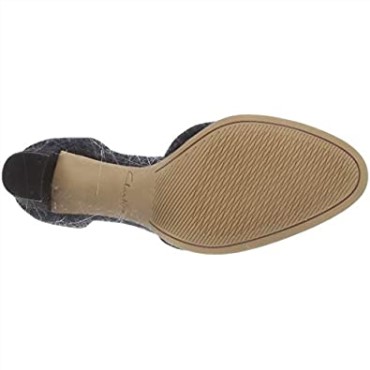 Zapatos De Salón Kayl85 Tbar T-bar De Mujer De Ante Negro Clarks