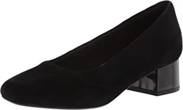 Zapato De Salón Marilyn Leah De Mujer En Ante Negro Clarks