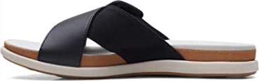 Sandalia De Mujer Clarks Eliza April De Material Sintético Negro