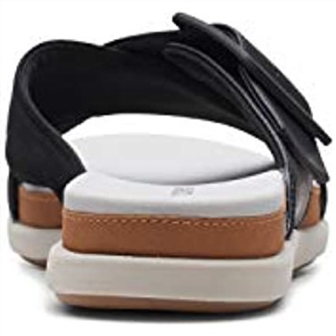 Sandalia De Mujer Clarks Eliza April De Material Sintético Negro