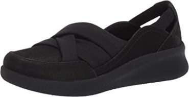 Mocasines Mujer Sillian 20 Star Clarks Sintético Negro