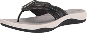 Chanclas Mujer Clarks Sunmaze Daisy Sintético Negro
