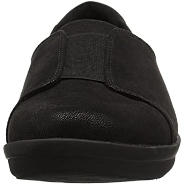 Mocasines Mujer Clarks Ayla De Nubuck Sintético Negro