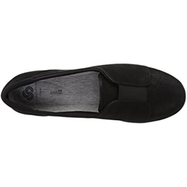Mocasines Mujer Clarks Ayla De Nubuck Sintético Negro