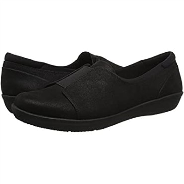 Mocasines Mujer Clarks Ayla De Nubuck Sintético Negro