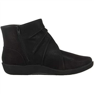 Botas De Moda Para Mujer Sillian Tana Clarks Negro Nubuck Sintético
