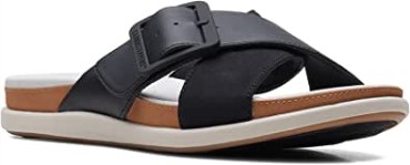 Sandalias Planas Mujer Clarks Sintético Negro