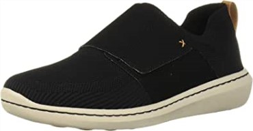 Zapatilla Negra De Hombre Step Urban Race De Textil Clarks
