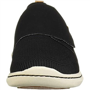 Zapatilla Negra De Hombre Step Urban Race De Textil Clarks