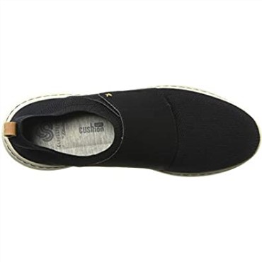 Zapatilla Negra De Hombre Step Urban Race De Textil Clarks