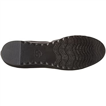 Zapato De Salón De Mujer De Textil Negro Con Cuña Caddell Dash Clarks