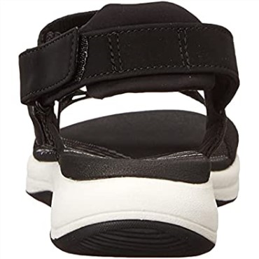 Sandalia Plana De Mujer Mira Sun De Textil Negro Clarks