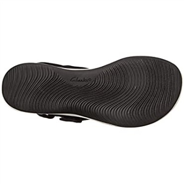 Sandalia Plana De Mujer Mira Sun De Textil Negro Clarks