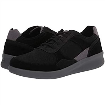 Sneaker De Mujer Sillian 20 De Tela Negra Con Cordones Clarks