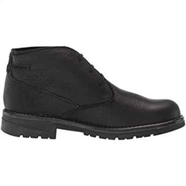Botas Chukka Impermeables Con Cordones Morris Para Hombre De Piel Pulida Negra De Clarks