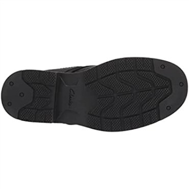 Botas Chukka Impermeables Clarks Morris Peak Para Hombre De Piel Abatanada Negra Con Forro Cálido