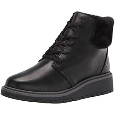 Botin Mujer Andie Go Negro Impermeable En Piel Clarks