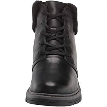 Botin Mujer Andie Go Negro Impermeable En Piel Clarks