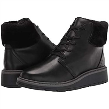 Botin Mujer Andie Go Negro Impermeable En Piel Clarks