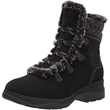 Botas De Moda Impermeables Con Forro Cálido Y Cremallera Aveleigh Para Mujer En Ante Ceroso Negro Clarks