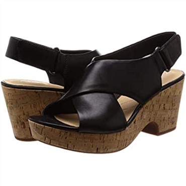 Negro Mujer 261413944 Sandalias Con Tira Al Tobillo Clarks