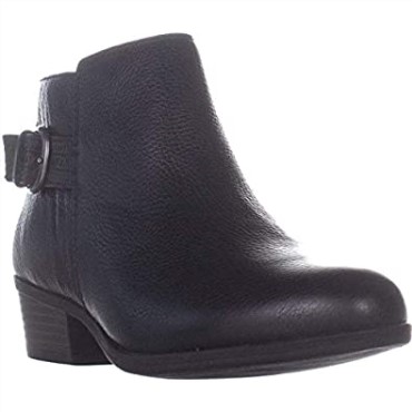 Negro Mujer Addiy Kara Piel Almendra Toe Tobillo Moda Bronceado Clarks