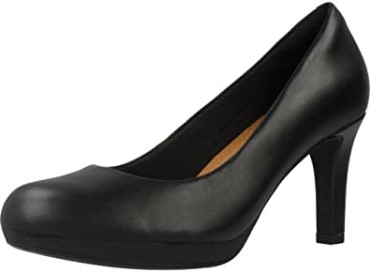 Zapatos De Tacón Con Punta Cerrada Adriel Viola Para Mujer Negro Clarks