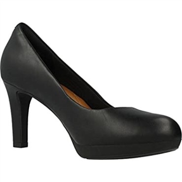Zapatos De Tacón Con Punta Cerrada Adriel Viola Para Mujer Negro Clarks
