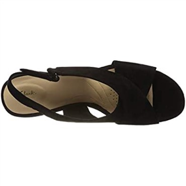 Sandalias De Mujer Negras Con Tira Al Tobillo Clarks