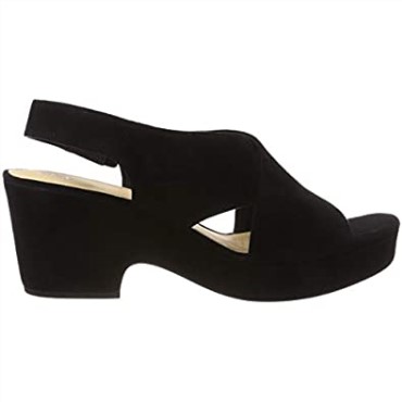 Sandalias De Mujer Negras Con Tira Al Tobillo Clarks