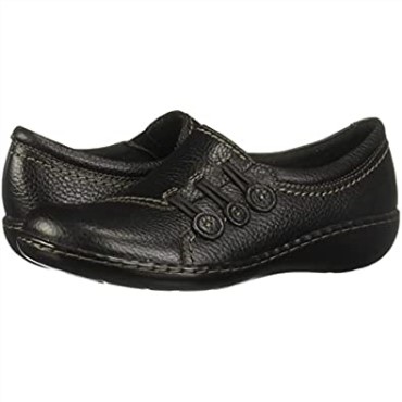 Mocasines Sin Cordones Ashland Effie Negro Mujer Clarks