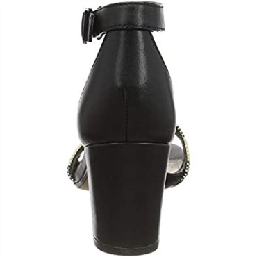 Negro Jocelynne Cam Pump Clarks Mujer