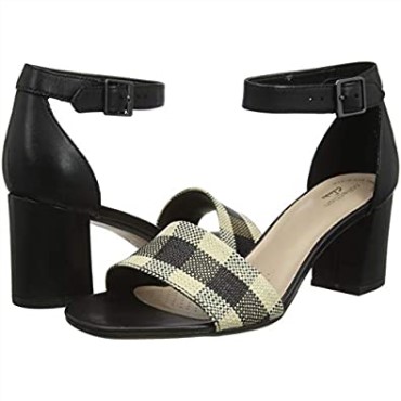 Negro Jocelynne Cam Pump Clarks Mujer