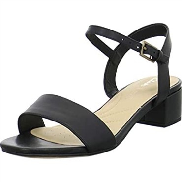 Sandalias Mujer Clarks Orabella Iris Con Tira Al Tobillo Negro