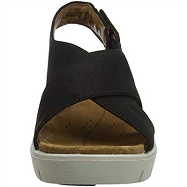 Chanclas De Mujer Un Karely Sun Negras Clarks