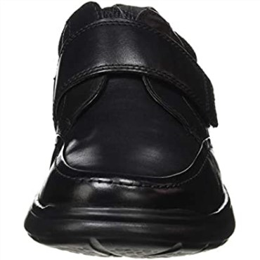 Mocasines Con Tiras Cotrell Para Hombre Negro Liso Lea Clarks