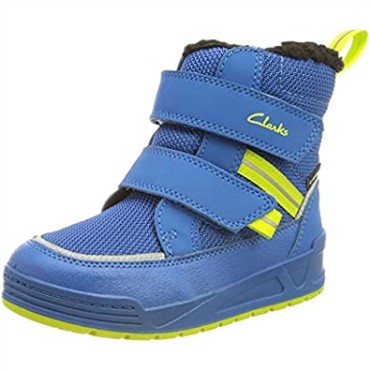 Bota De Nieve Azul Clarks Jumper Jump T Niño