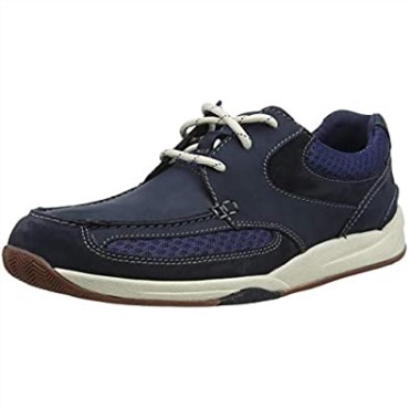 Zapatillas Clarks Langton Lane Hombre Azul