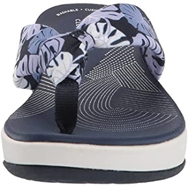 Chanclas Mujer Clarks Arla Glison De Tejido Floral Azul