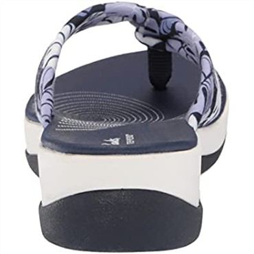 Chanclas Mujer Clarks Arla Glison De Tejido Floral Azul