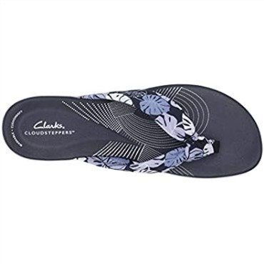 Chanclas Mujer Clarks Arla Glison De Tejido Floral Azul
